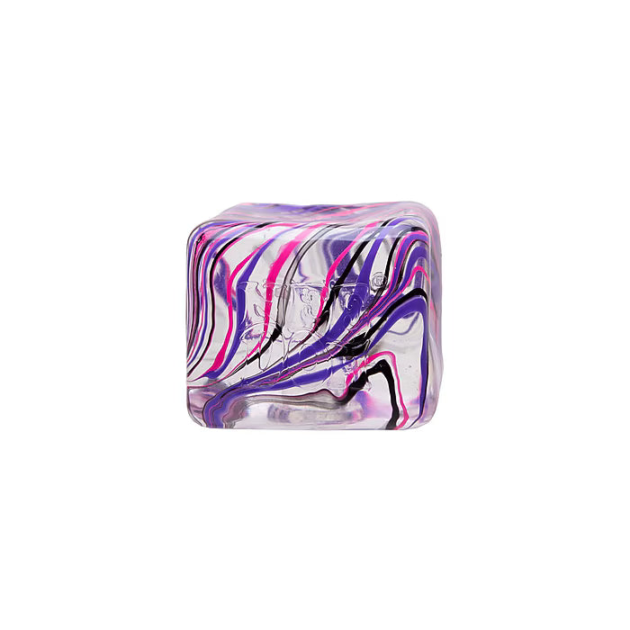 Schylling NeeDoh Nice Cube Swirl Marbled Sensory Fidget Toy (UK Import) Color Chosen at Random