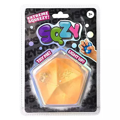 Sunny Days SQZY Light-Up Hexagon Geometric Sensory Squishy Toy