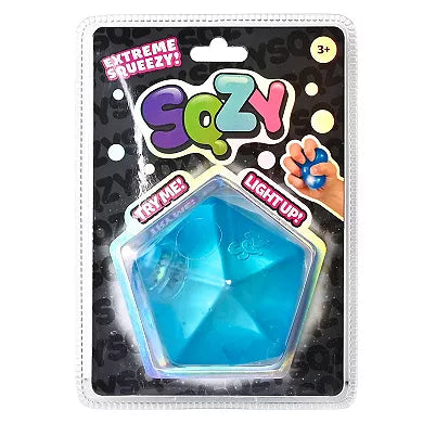 Sunny Days SQZY Light-Up Hexagon Geometric Sensory Squishy Toy