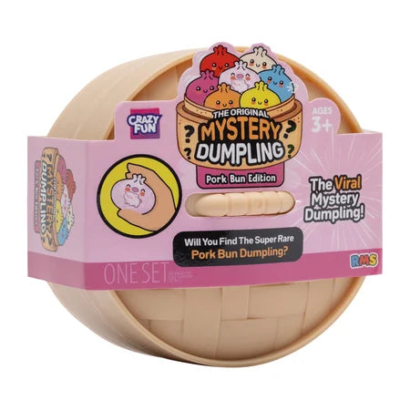 Front of RMS Crazy Fun Mystery Dumpling Pork Bun Edition packaging 