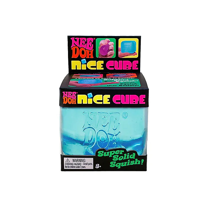 Schylling NeeDoh Nice Cube Satisfying Gummy Sensory Fidget Toy (Random Color)