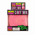 Pink and white Candy Swirl Nice Cube NeeDoh sensory fidget