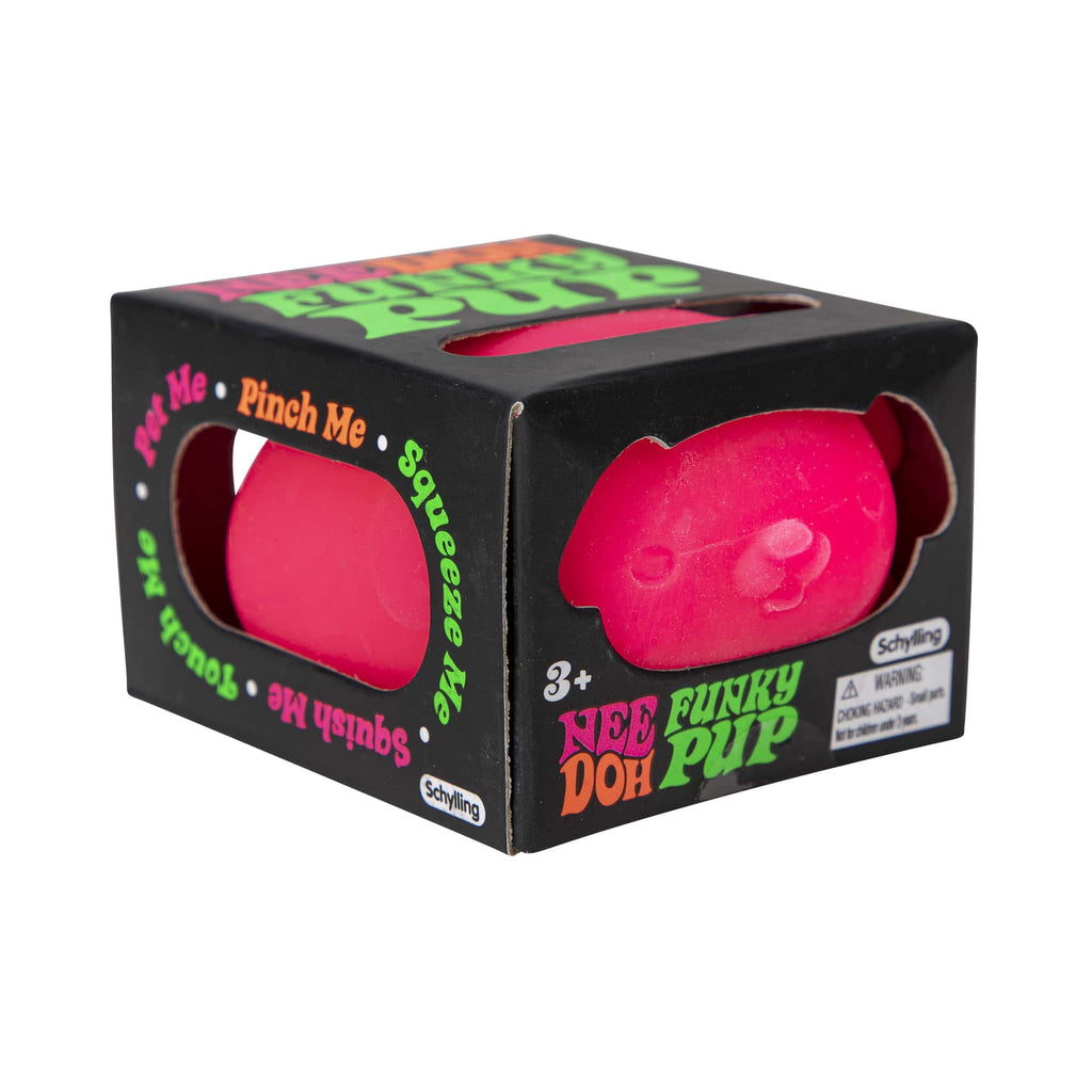 NeeDoh Funky Pup toy in original retail packaging