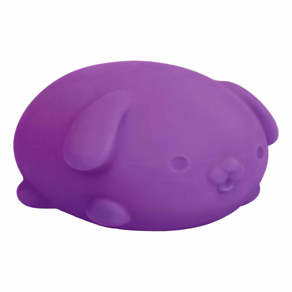 Close-up of NeeDoh Funky Pup puppy-shaped dough-filled squishy toy