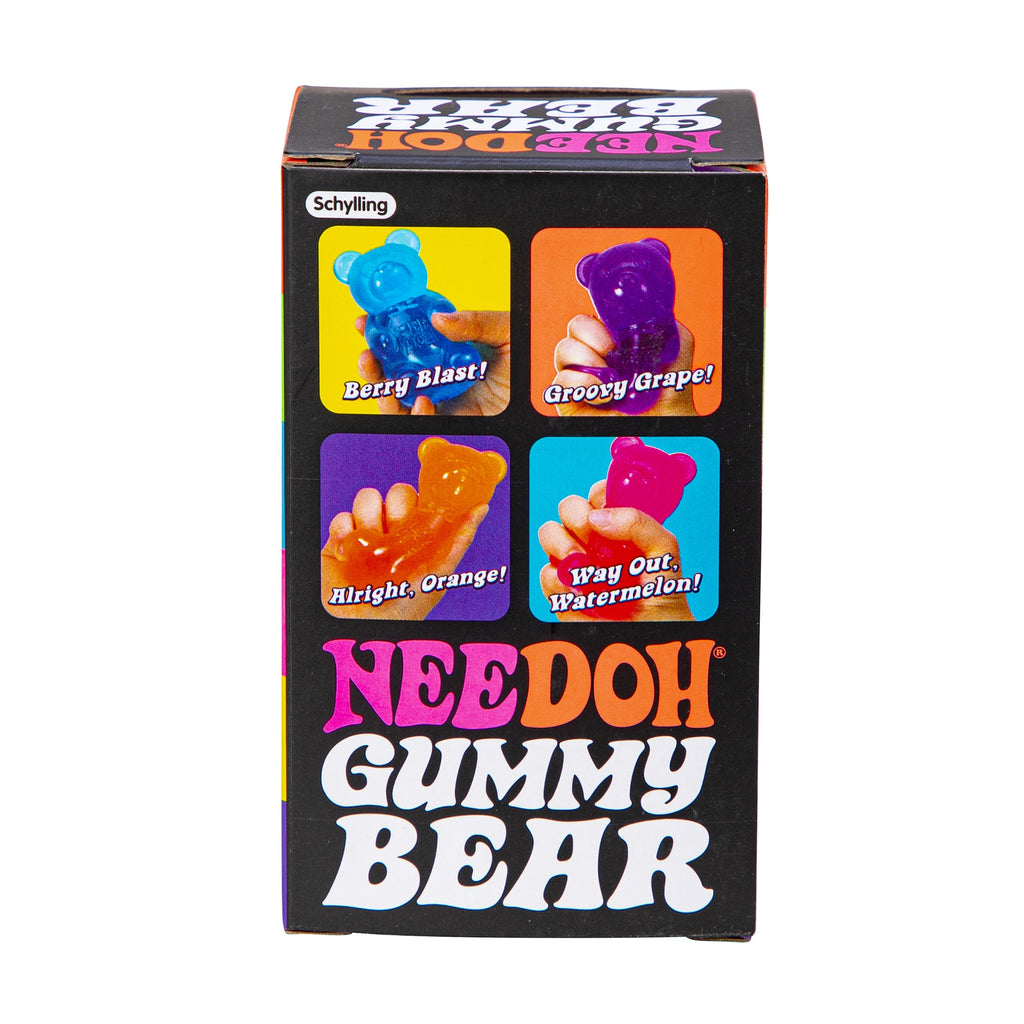 Schylling NeeDoh Gummy Bear Squishy Fidget Toy Color Chosen at Random