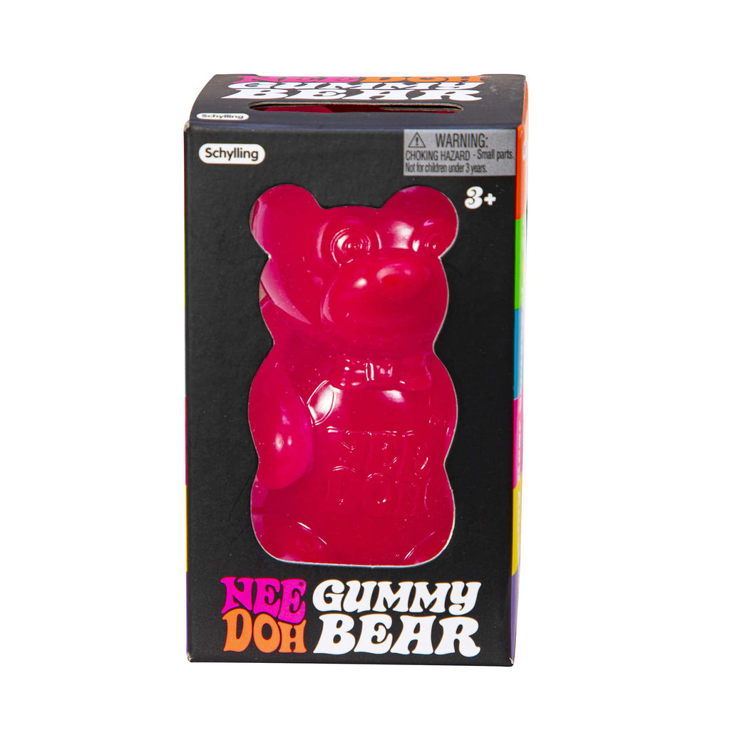 NeeDoh Gummy Bear squishy toy in original retail packaging