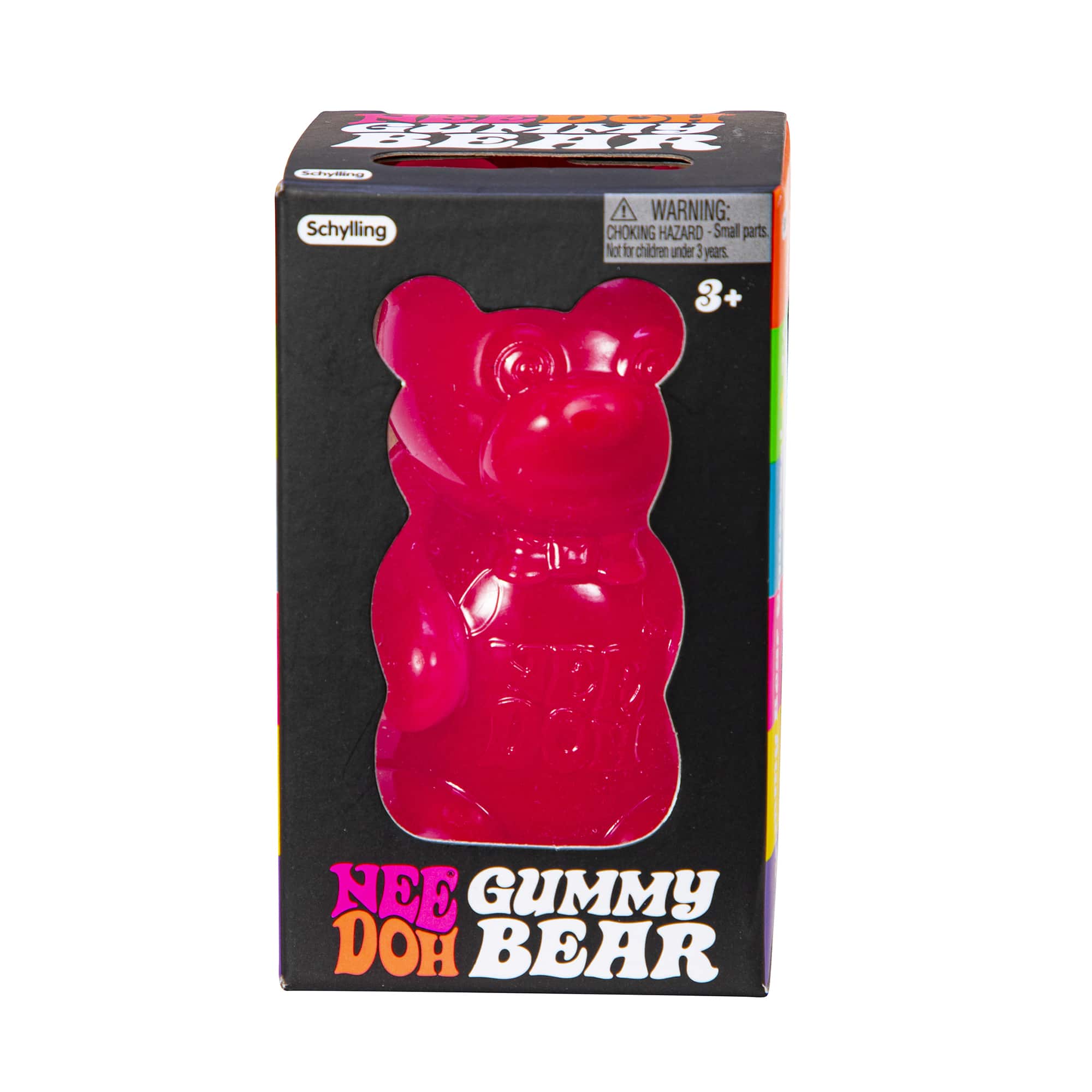 NeeDoh Gummy Bear squishy toy in original retail packaging