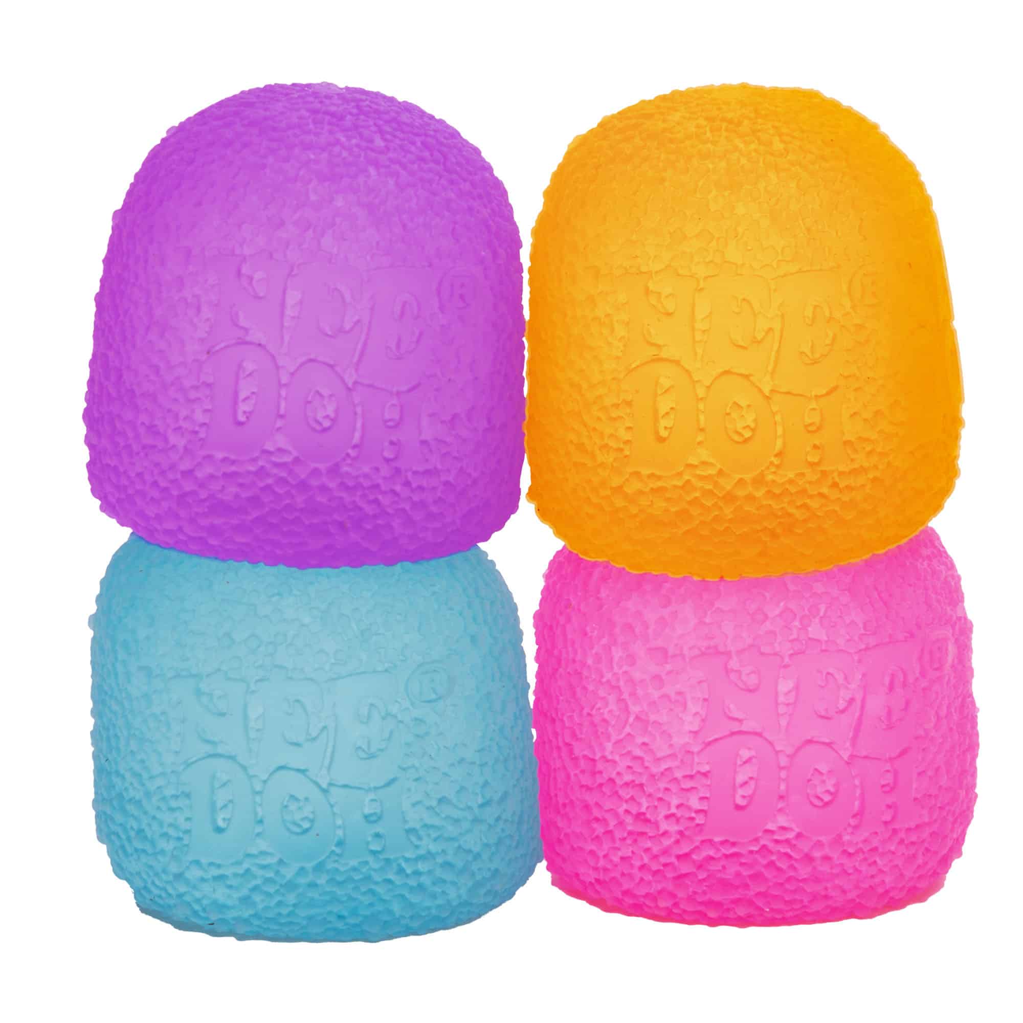 Assorted Schylling NeeDoh Gumdrop squishy fidget toys in bright colors