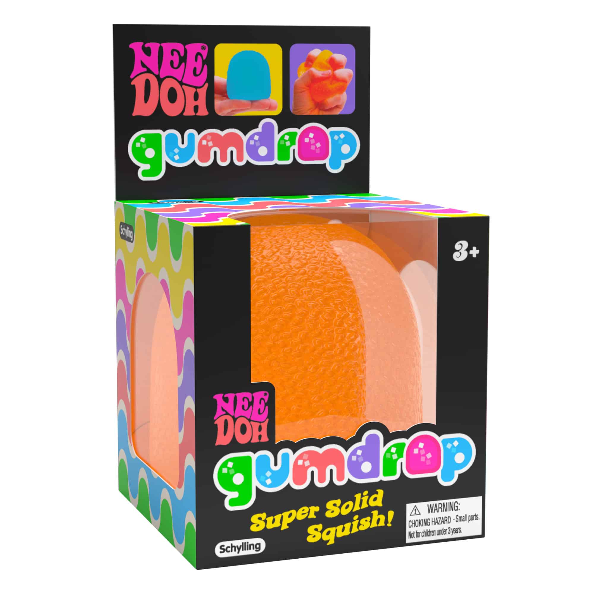 Schylling NeeDoh Gumdrop squishy fidget toy in assorted random color 