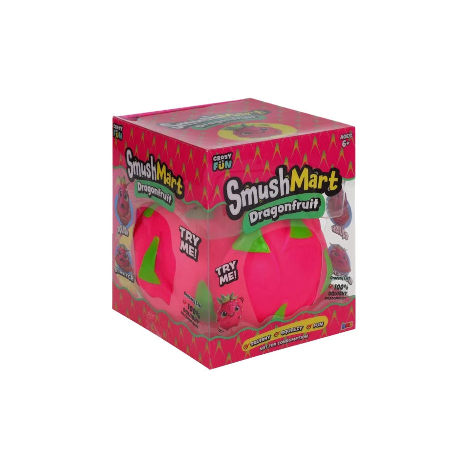Crazy Fun® Smush Mart Dragonfruit Squishy Toy