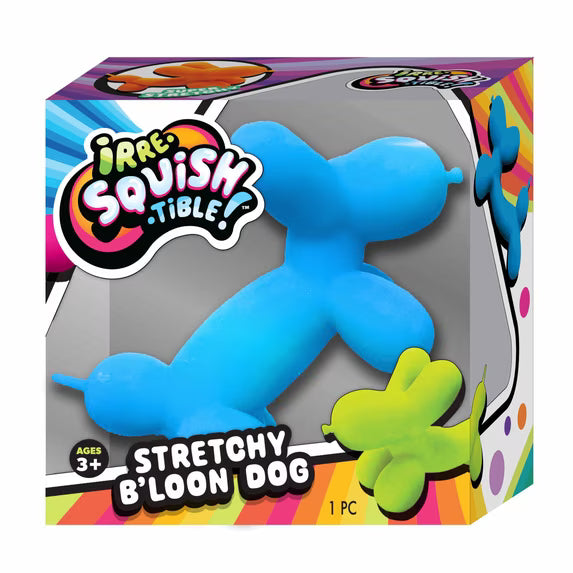 Blue Ja-Ru Irre-Squish-tible B'loon Dog stretchy balloon dog squishy 