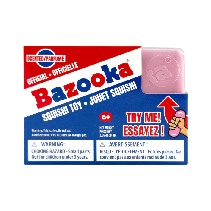 Incredible Group Bazooka Bubble Gum Scented Squishi Retro Sensory Fidget Toy