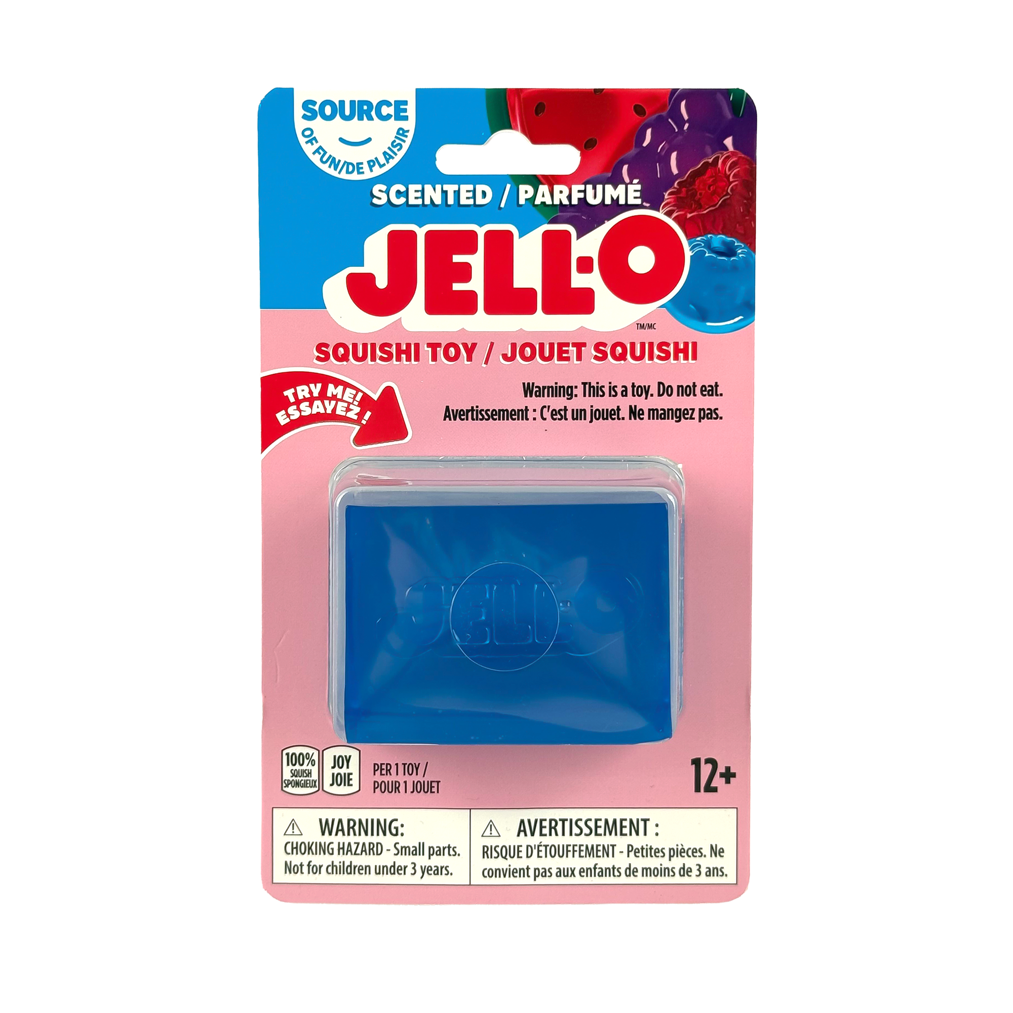 Incredible Play JELL-O Scented Jiggler Squishi Sensory Fidget Toy Color Chosen at Random