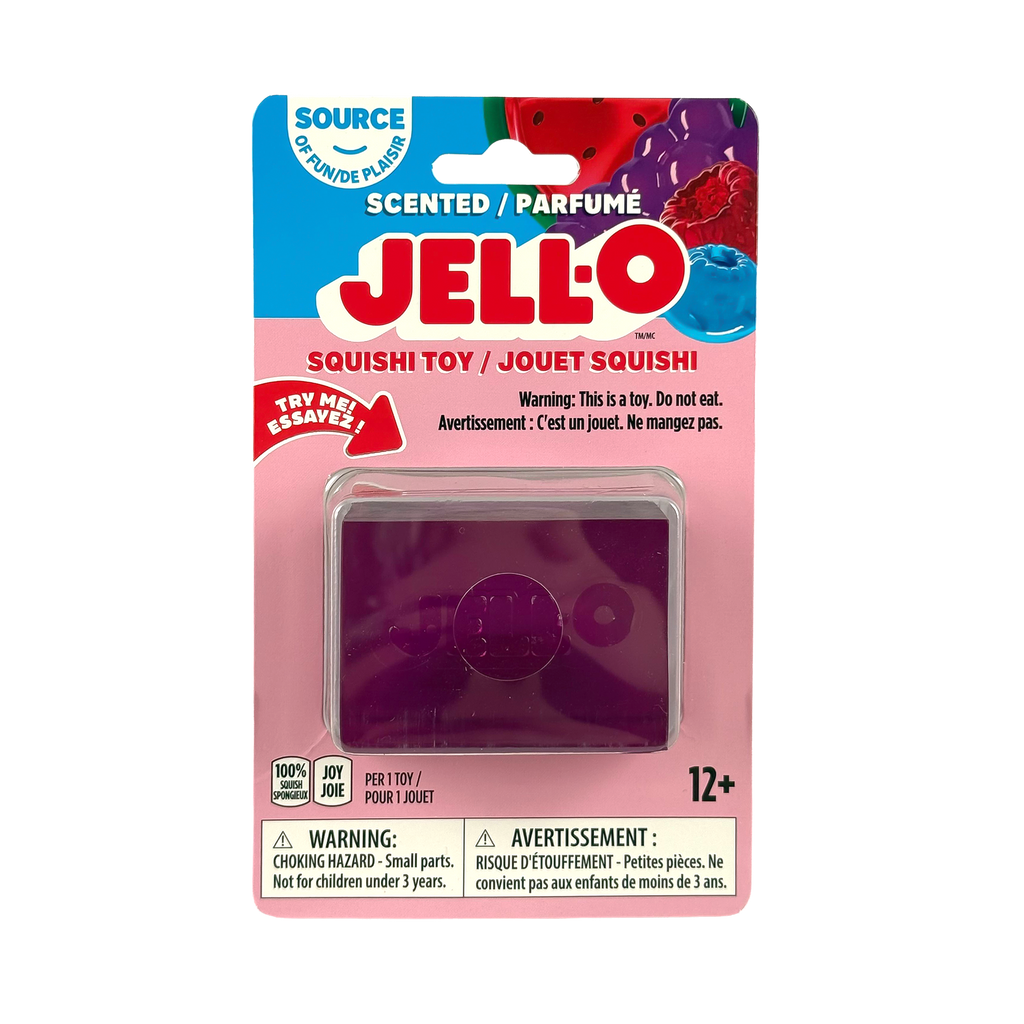 Incredible Play JELL-O Scented Jiggler Squishi Sensory Fidget Toy Color Chosen at Random