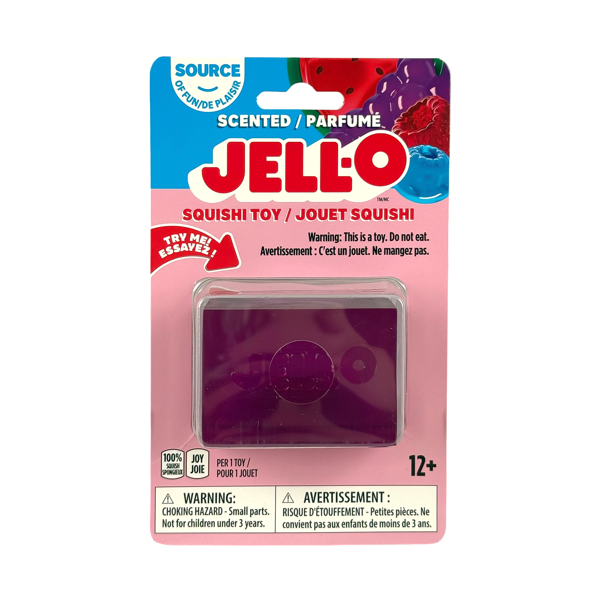 Incredible Play JELL-O Scented Jiggler Squishi Sensory Fidget Toy Color Chosen at Random