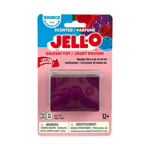 Incredible Play JELL-O Scented Jiggler Squishi Sensory Fidget Toy Color Chosen at Random