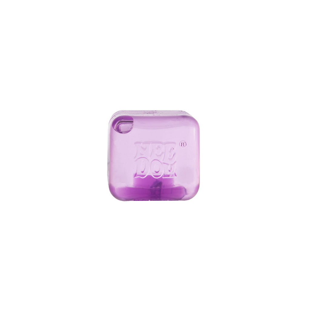 Purple NeeDoh Nice Ice Baby pocket sensory fidget cube