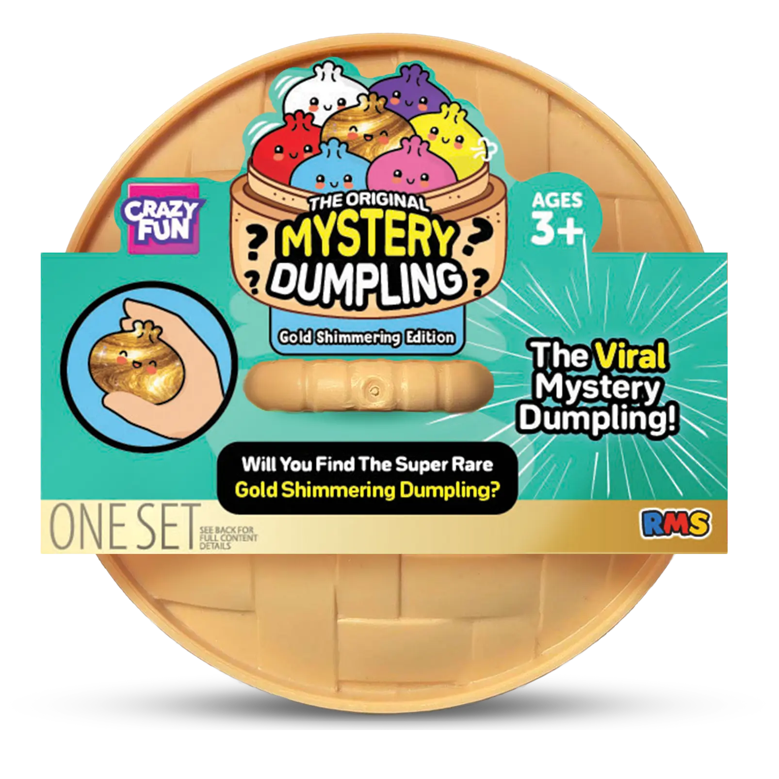 RMS Crazy Fun Original Mystery Dumpling Gold Shimmering Edition blind box 