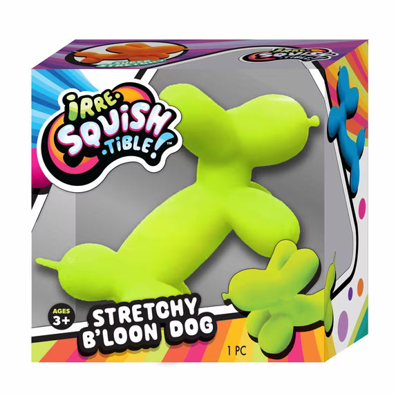 Ja-Ru Irre-Squish-tible stretchy B'loon Dog balloon animal squishy toy 
