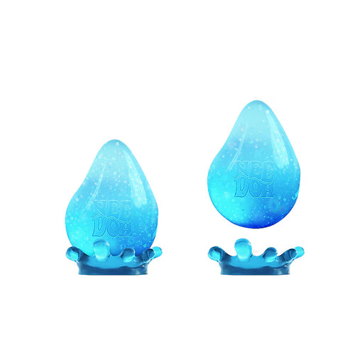 Schylling NeeDoh Dream Drop Glitter Sensory Fidget Toy with Display Base