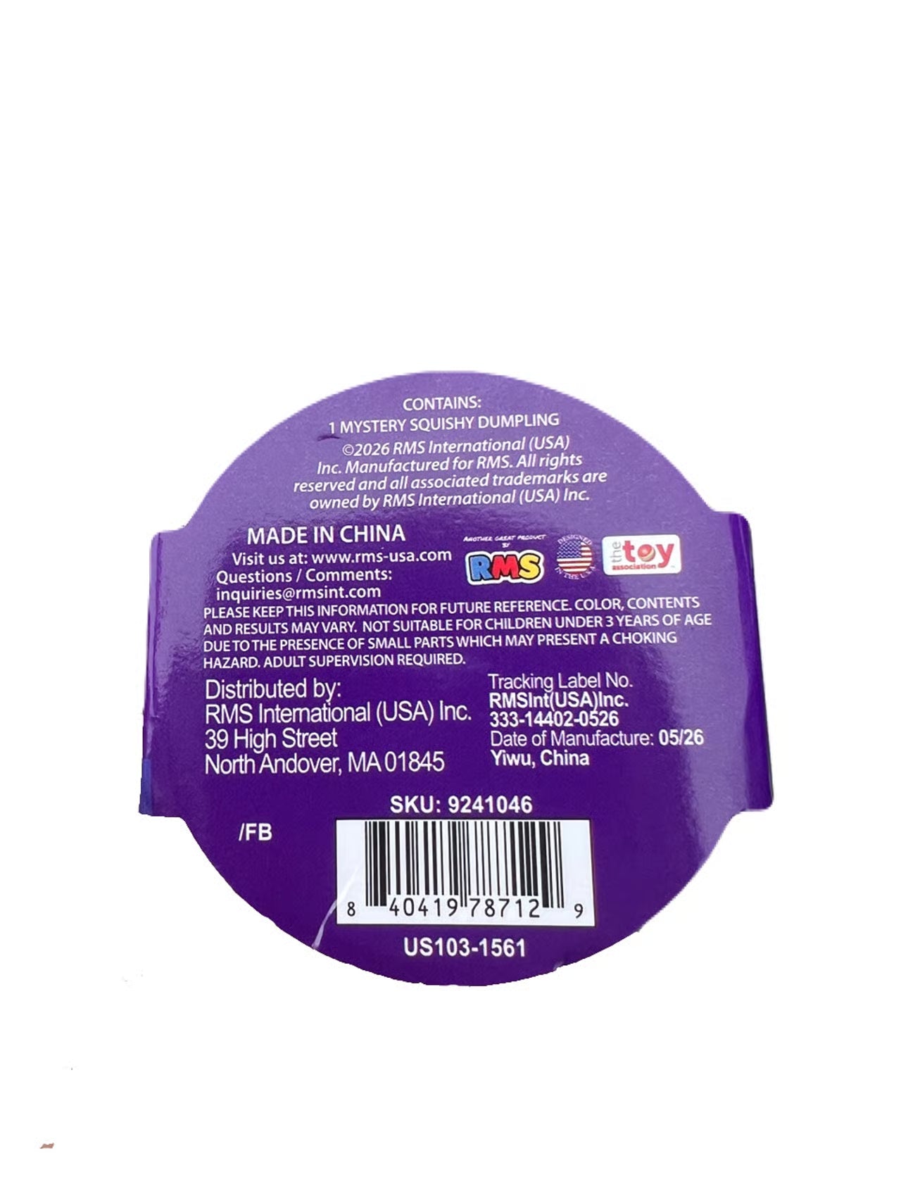 RMS Crazy Fun® Mini Squishy Bun — The Original Mystery Viral Ghost Spooky Edition Blind Box